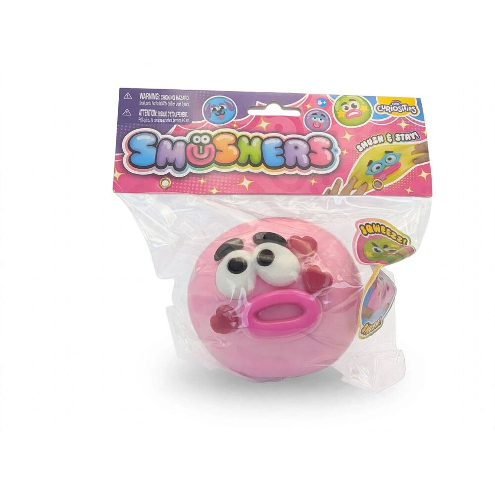 ORB Smushers Pink Kissy Face Sensory Fidget Squishy Stress Relief Toy NIP Cute